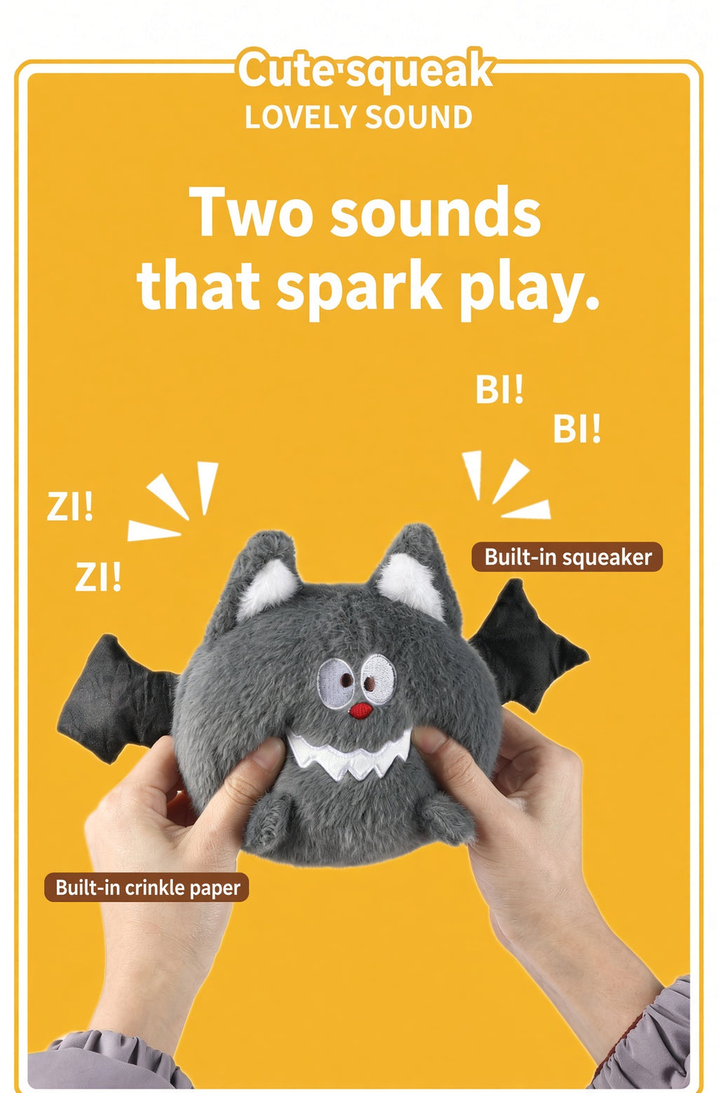 Free Random Halloween Squeaky Plush Toy